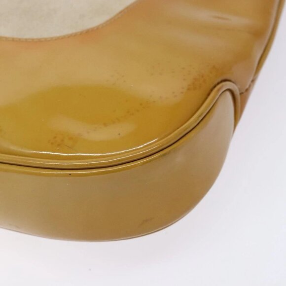 GUCCI Shoulder Bag Suede Beige Gold 001 4150 Auth hk2911 - Picture 12 of 16